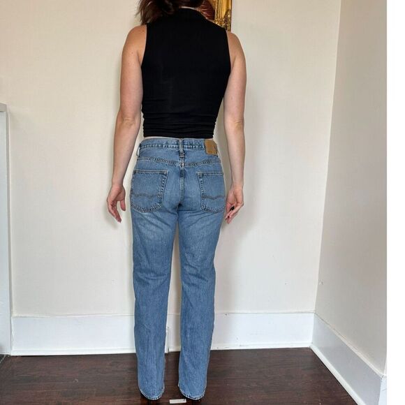 American Eagle Relaxed Straight Jean Size 30 - Picture 6 of 7